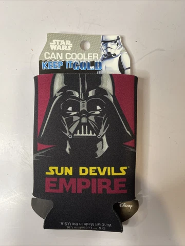 Arizona State University Sun Devils Can Cooler 1-Pack 12 oz. (Foldable, 2-Sided) Cover
