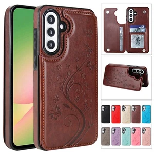 For Samsung A36 A56 Flip Wallet Leather Case A55 A54 A35 A26 5G Card Phone Cover - Picture 1 of 56