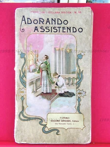 LIVRET RELIGIEUX N°948, ADORENDO ASSISDENDO, 1902 - Picture 1 of 9