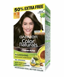 Garnier Color Naturals Mini Shade 3 Darkest Brown, 35ml + 30g Free Shipping - Picture 1 of 1