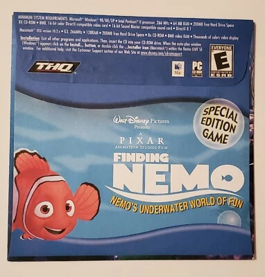 Finding Nemo: Nemo's Underwater World of Fun Special Edition CD ROM *NEW* - Image 1 of 2