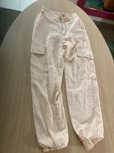 Princess Polly Tab Jogginghose Style Hose US Größe 2 Cargotaschen Gummibund - Bild 1 von 3