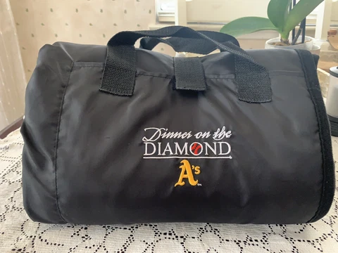 Oakland Athletics A’s Picnic Blanket Dinner on the Diamond 57”x48” NWOT Cover