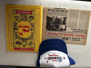 Farm Aid 1985 Program and Ball Cap - Never Worn - Picture 1 of 9
