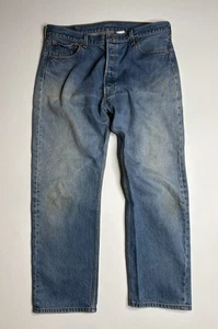 Pantalones de mezclilla vintage Levi’s 501XX botón mosca pierna recta azul talla 36 x 30* - Imagen 1 de 16