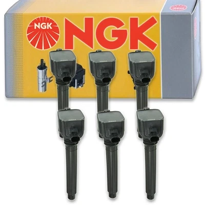 Bobinas de encendido NGK de 6 piezas para Dodge Grand Caravan 2011-2019 3,6 L V6 bujía cm Foto 1 de 4