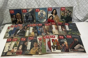 1978 TV GUIDE Lot (29) Vintage December 31, 1977-September 29, 1978 Super Bowl - Foto 1 di 23