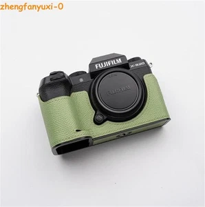 Medio estuche hecho a mano para Fujifilm XS20 X-S20 cuero genuino cámara cubierta Kontice - Imagen 1 de 23