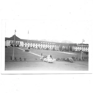Flint Kaserne Vintage Photo 1950s Cars Bad Tolz Germany Berlin Crisis Cold War - Picture 1 of 4