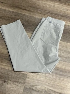 VRST Hose Herren Größe 34 x 34 grau 5 Pocket Tech Pant Golf gerades Bein - Bild 1 von 5