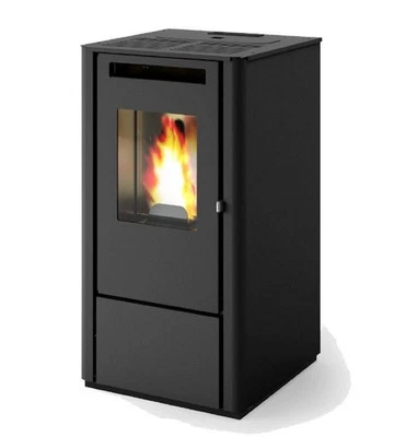 STUFA A PELLET PUNTO FUOCO "THELMA" NERO 8 KW - Immagine 1 di 2