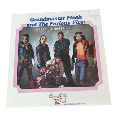 Grandmaster Flash Greatest Message 12" Vinyl LP Record Compilation SHLP 5552 - Image 1 of 4