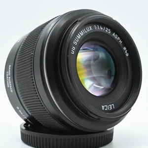 Panasonic Leica DG SUMMILUX 25mm/F1.4 ASPH for Micro Four Thirds black 290351 - Picture 1 of 6