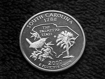 2000 S PROOF SOUTH CAROLINA STATE  QUARTER FROM PROOF SET - CLAD - Image 1 of 2