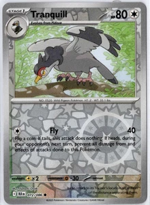 Tranquill - 072/086 - Reverse Holo - Pokemon Black Bolt ENG - Picture 1 of 1
