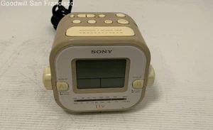 Sony Dream Machine Liv Dual Alarm Clock-Radio ICF-C180 AM/FM - Picture 1 of 6