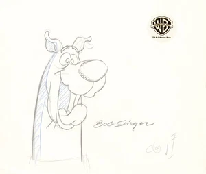 Scooby Doo- Original Production Drawing-Signed Bob Singer - Picture 1 of 1