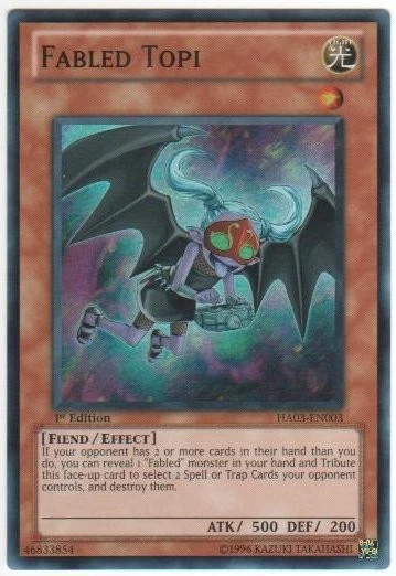 Fabled Topi - HA03-EN003 - Super Rare - 1st Edition Near Mint Hidden Arsenal 3 - Image 1 of 1