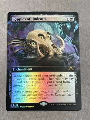 Ripples of Undeath Foil Extended Art Modern Horizons 3 NM MTG - Image 1 of 2