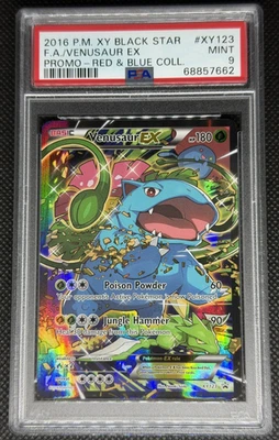 Pokemon Generations Black Star Promo Venusaur EX Full Art Holo PSA 9 Mint XY123 - Image 1 of 4