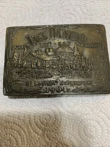 Jack Daniels Belt Buckle made by Tiffany Studio NY - Picture 1 of 9