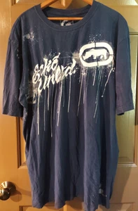 Vintage Y2K ECKO Unlimited Men’s XXL T-Shirt RHINO GRAFFITI - Picture 1 of 6
