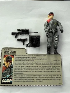 Low-Light V1 100% Komplett G.I. Joe 1986 Hasbro Vintage Actionfigur - Bild 1 von 10