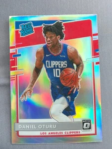 2020-21 Donruss Optic Daniel Oturu Rated Rookie Silver Holo Prizm RC #183 - Foto 1 di 2