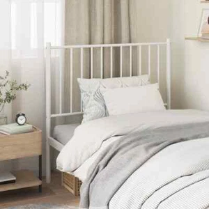 vidaXL Metal Headboard White 90 cm - Picture 1 of 7