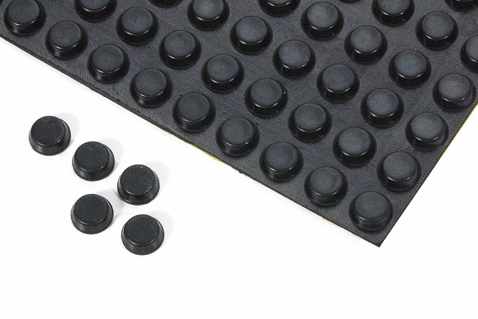 Gummifüße schwarz ca. 4 mm x ca. 12 mm selbstklebend 8004 Gerätefüße - Bild 1 von 1