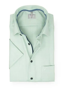 Marvelis camicia uomo manica corta non ferro vestibilità moderna, struttura, New Kent - Foto 1 di 3