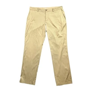 Nike Golf Pants Mens 38 Beige Dri Fit Stretch Lightweight Performance Chino - Picture 1 of 15