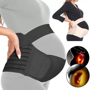 Pregnancy Maternity Belt Waist Band Strap Lumbar Back Support Belly Bump Brace - Picture 1 of 15