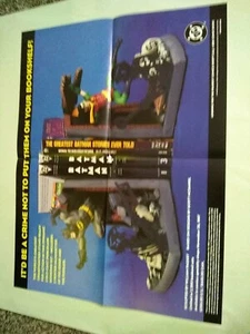1997 DC Comics Batman & Robin bookends promo poster 22x17 new/unused - Picture 1 of 8
