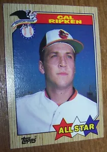 1986 TOPPS CAL RIPKEN ALL STAR BASEBALL CARD VGC - Picture 1 of 4