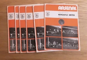 Arsenal 1973/74 Selection of Home League Programmes from menu N-W - Picture 1 of 9