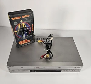 Sony SLV-D251P DVD VCR Combo Player plug play cable and movie without remote - Picture 1 of 9
