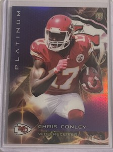 2015 Topps Platinum Purple Refractor #128 CHRIS CONLEY Rookie RC 39/75 (SR13)