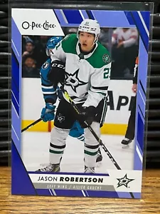 2023-24 O-Pee-Chee Hockey - 104 Jason Robertson - Blue Border - Bild 1 von 2