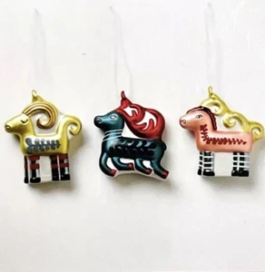 IKEA VINTERFINT Hanging Glass Animal Ornaments Set of 3 NEW - Picture 1 of 3