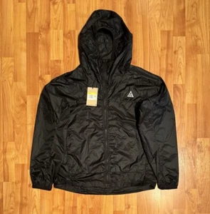 NEW MEN'S S NIKE ACG WINDPROOF CINDER CONE JACKET IN BLACK DB0978-013 - Picture 1 of 7