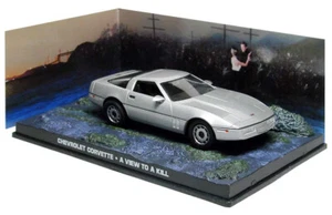 Atlas Chevrolet Corvette A View To A Kill 1:43 Scale US IMPORT DUTIES PAID - Picture 1 of 2