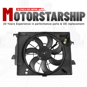 Radiator Cooling Fan Assembly for 2006-11 Chevrolet HHR Replaces GM3115200Q New - Picture 1 of 7