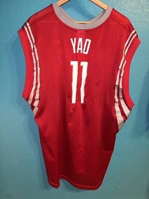 Camiseta deportiva vintage de los Houston Rockets Yao Ming Reebok talla 2XL NBA con logotipo de hierro Foto 1 de 4