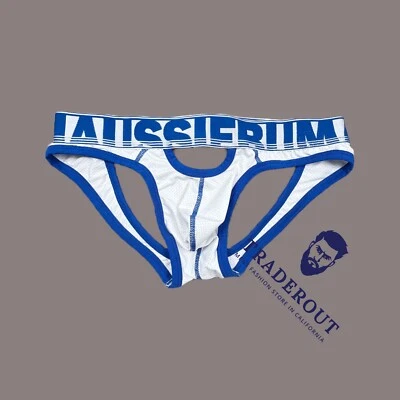 AussieBum Men white Mesh Riot jock strap jockstrap underwear size M - Image 1 of 2