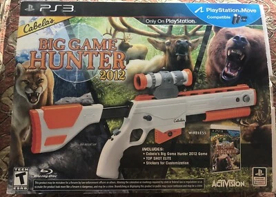 Cabela's Big Game Hunter 2012 (Sony PlayStation 3, 2011) PS3 New Top Shot Elite  - Image 1 of 4