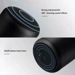 Wireless Bluetooth Speaker Portable Outdoor Loudspeaker Mini Column 3D Stereo - Photo 1/18
