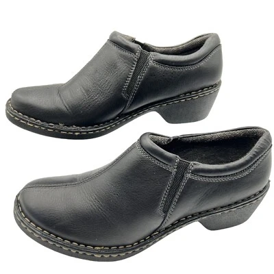 Zapatos sin cordones Eastland 10W negros para mujer Amore cuero de grano completo informales cómodos Foto 1 de 4