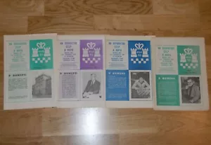 BOLLETTINI 1,2,3,7 CAMPIONATO DI SCACCHI DEL TORNEO URSS GRANDMASTERS RIGA-1985 - Foto 1 di 2