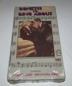 SOMETHING TO SING ABOUT Sealed VHS JAMES CAGNEY William Frawley B&W PROMO Tape - Picture 1 of 4